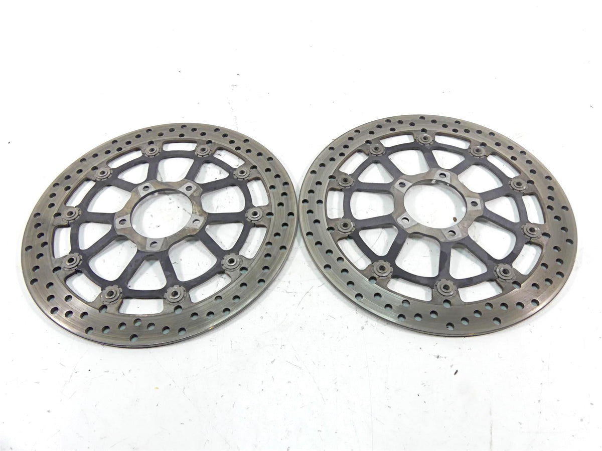 2013 Ducati Diavel Red Front Brembo Brake Disc Rotor Set 49241011A {{ shop.shopifyCountryName }} - Mototech271