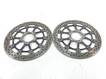 2013 Ducati Diavel Red Front Brembo Brake Disc Rotor Set 49241011A {{ shop.shopifyCountryName }} - Mototech271