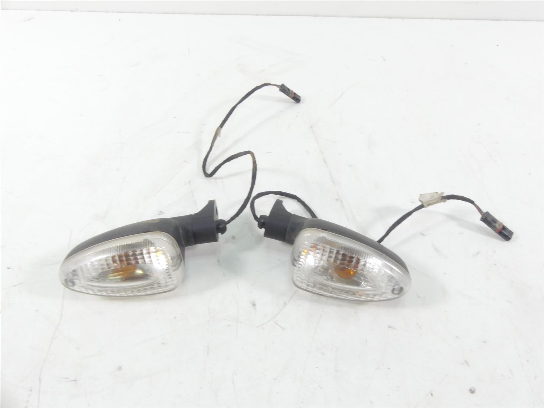 2009 BMW F800GS K72 Front Blinker Turn Signal Indicator Set + Wiring 63137667771 | Mototech271