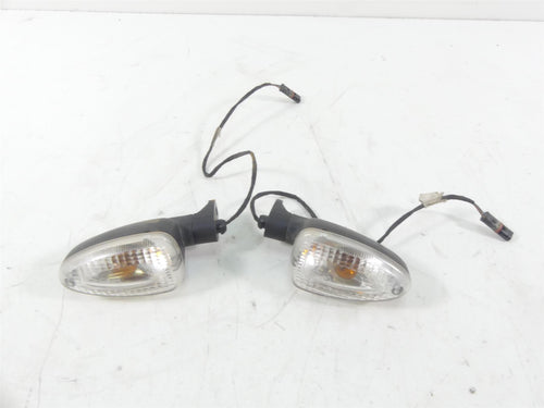 2009 BMW F800GS K72 Front Blinker Turn Signal Indicator Set + Wiring 63137667771 | Mototech271