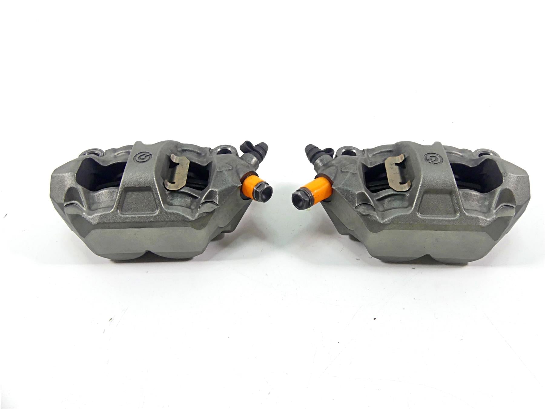 2012 Ducati Panigale 1199S Front Brembo Brake Caliper 100mm Set 61041371A 61041381A {{ shop.shopifyCountryName }} - Mototech271