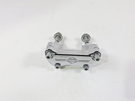 2004 Harley Softail FXSTDI Deuce Chrome Short Handlebar Riser Holder Set {{ shop.shopifyCountryName }} - Mototech271