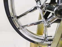 Load image into Gallery viewer, 2013 Harley VRSCF Muscle Rod 19x3 Chrome Front Wheel Rim - Dent 43300079 | Mototech271
