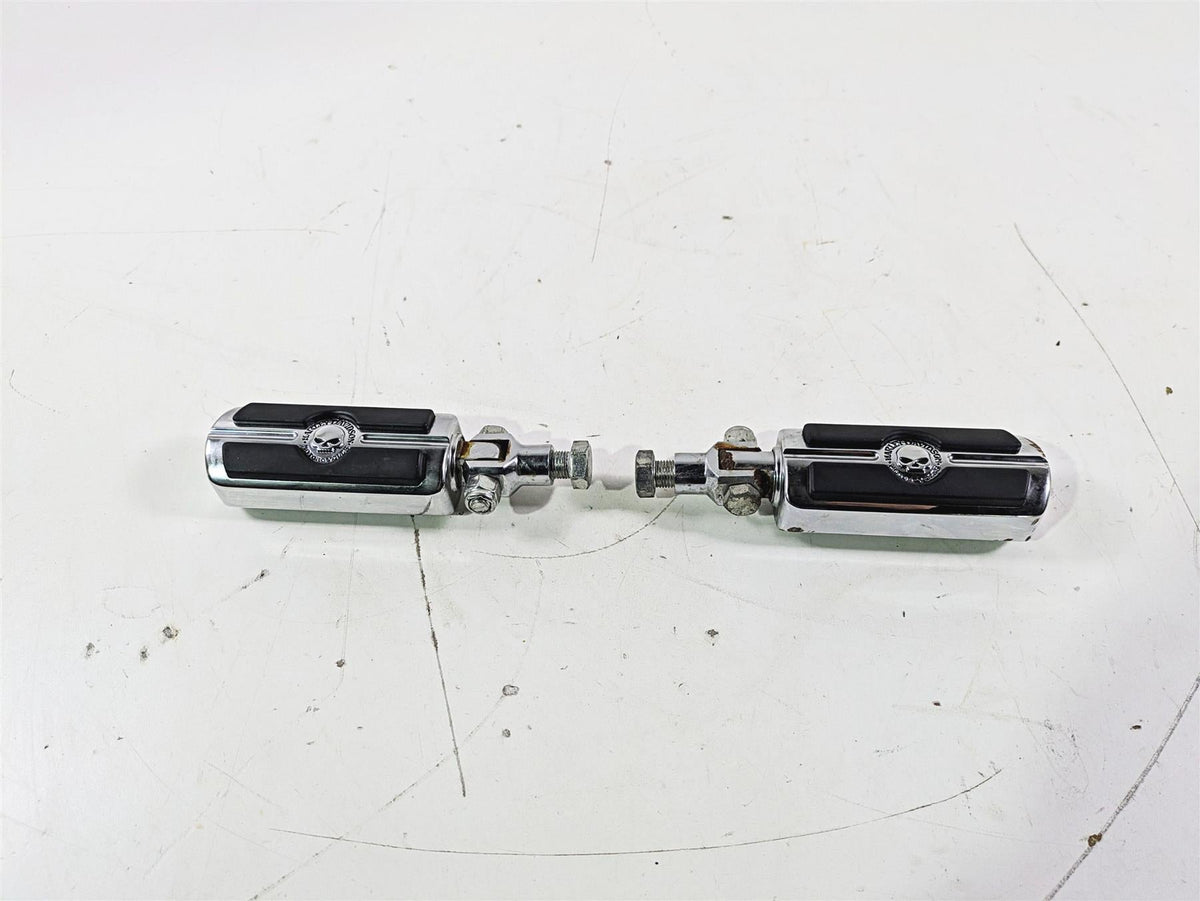 2004 Harley Softail FLSTF Fat Boy Willie G Skull Highway Foot Peg Set 50370-04 {{ shop.shopifyCountryName }} - Mototech271