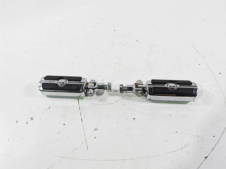 2004 Harley Softail FLSTF Fat Boy Willie G Skull Highway Foot Peg Set 50370-04 {{ shop.shopifyCountryName }} - Mototech271