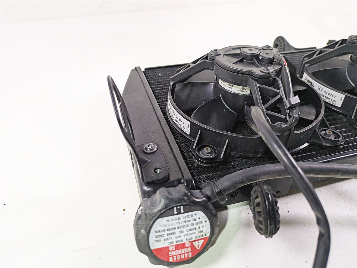2013 Ducati Hypermotard 821 SP Radiator Fans Reservoir Hoses Set 54840981D {{ shop.shopifyCountryName }} - Mototech271