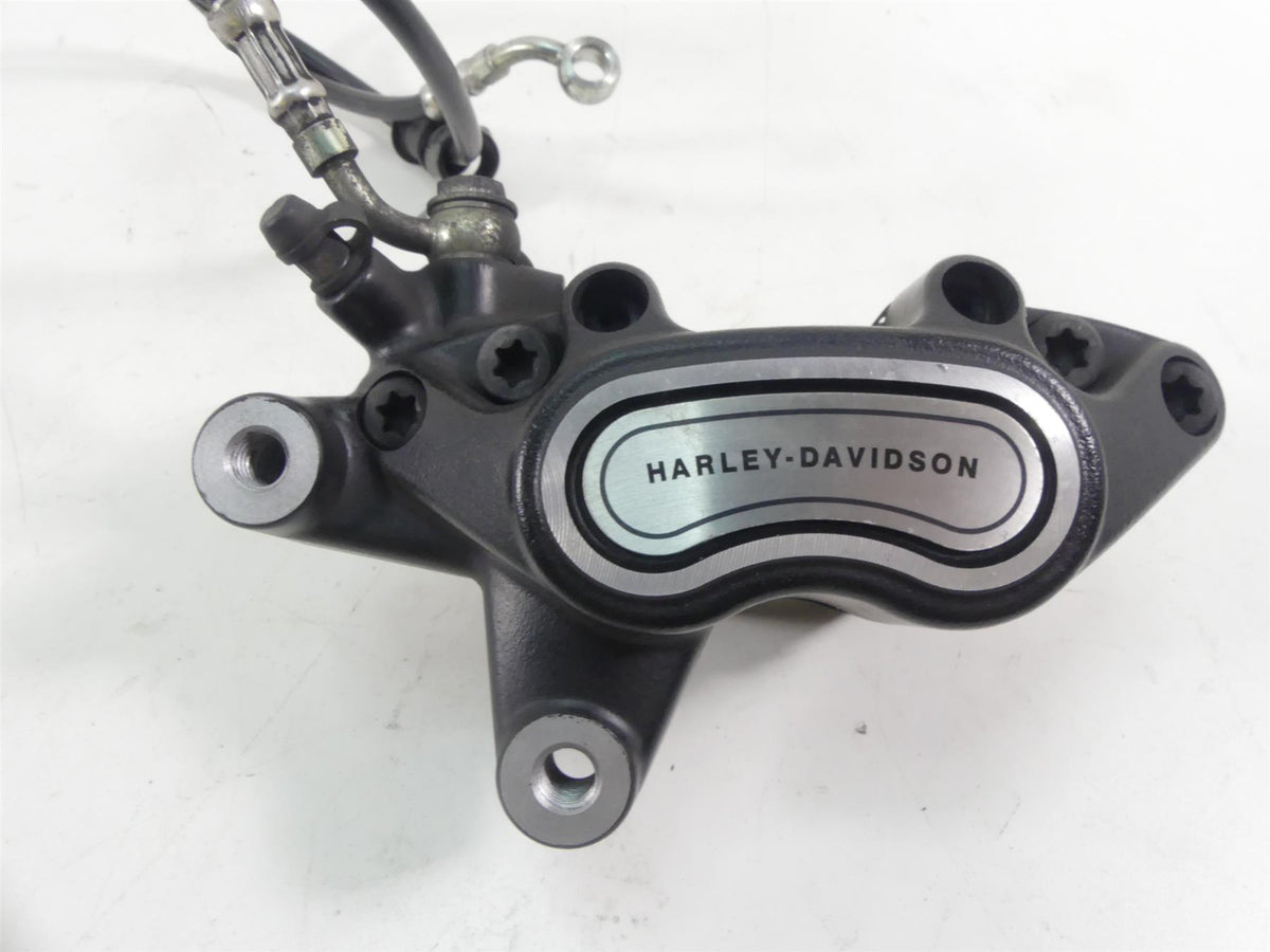2015 Harley FLS Softail Slim Front Brake Caliper & Line 41300095 {{ shop.shopifyCountryName }} - Mototech271