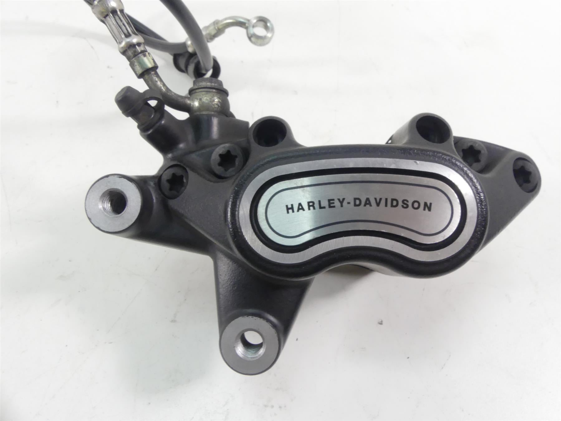 2015 Harley FLS Softail Slim Front Brake Caliper & Line 41300095 {{ shop.shopifyCountryName }} - Mototech271