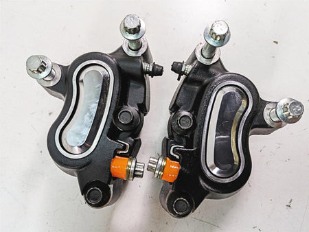 2009 Harley Dyna FXDFSE CVO Fat Bob Front Brake Caliper Set 44046-08 44047-08 {{ shop.shopifyCountryName }} - Mototech271