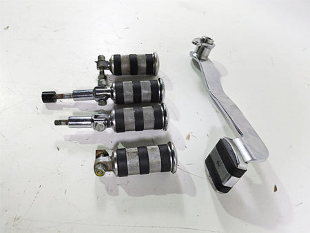 2003 Harley Softail FXSTDI Deuce 100th Brake Pedal & Footpeg Foot Peg Rest Set {{ shop.shopifyCountryName }} - Mototech271