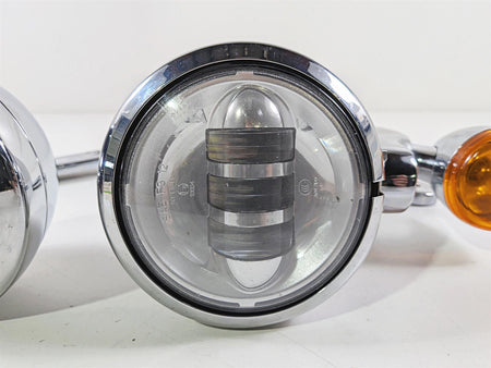 2014 Harley Touring FLHTK Electra Glide Front Spot Light Blinker Set 68000021 68000022-Mototech271
