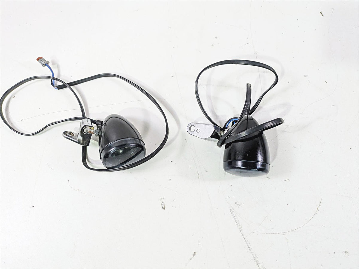 2017 Harley FLS Softail Slim Front Smoked Blinker Turn Signal Set -Read 67800523 {{ shop.shopifyCountryName }} - Mototech271
