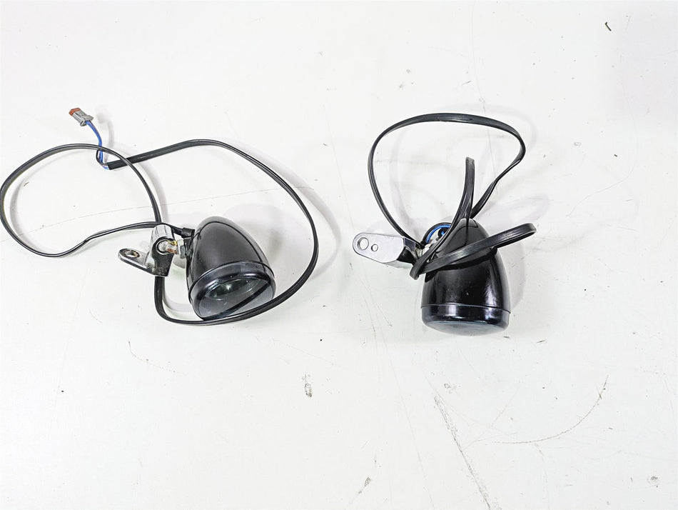 2017 Harley FLS Softail Slim Front Smoked Blinker Turn Signal Set -Read 67800523 {{ shop.shopifyCountryName }} - Mototech271