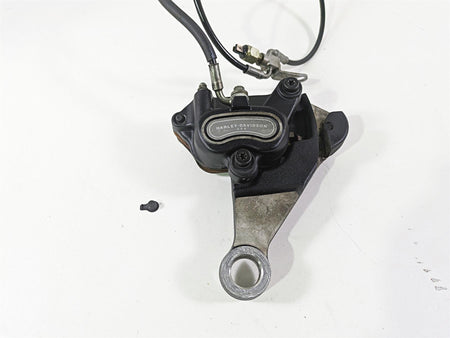 2008 Harley FLSTC Softail Heritage Rear Brake Caliper + Bracket & Line 40908-08 {{ shop.shopifyCountryName }} - Mototech271