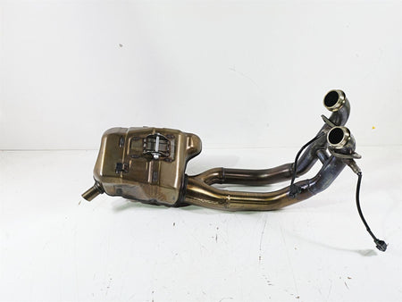 2021 Aprilia RS660 Exhaust Pipe Header Chamber Assembly 2B005290 {{ shop.shopifyCountryName }} - Mototech271
