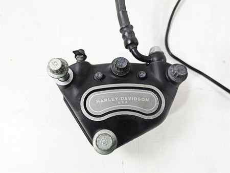 2004 Harley Softail FLSTF Fat Boy Front Brake Caliper + Line 44046-00D {{ shop.shopifyCountryName }} - Mototech271