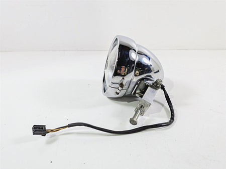 2008 Harley FXDSE CVO Dyna Headlight Head Light & Bracket 69691-06B 68297-05B-Mototech271