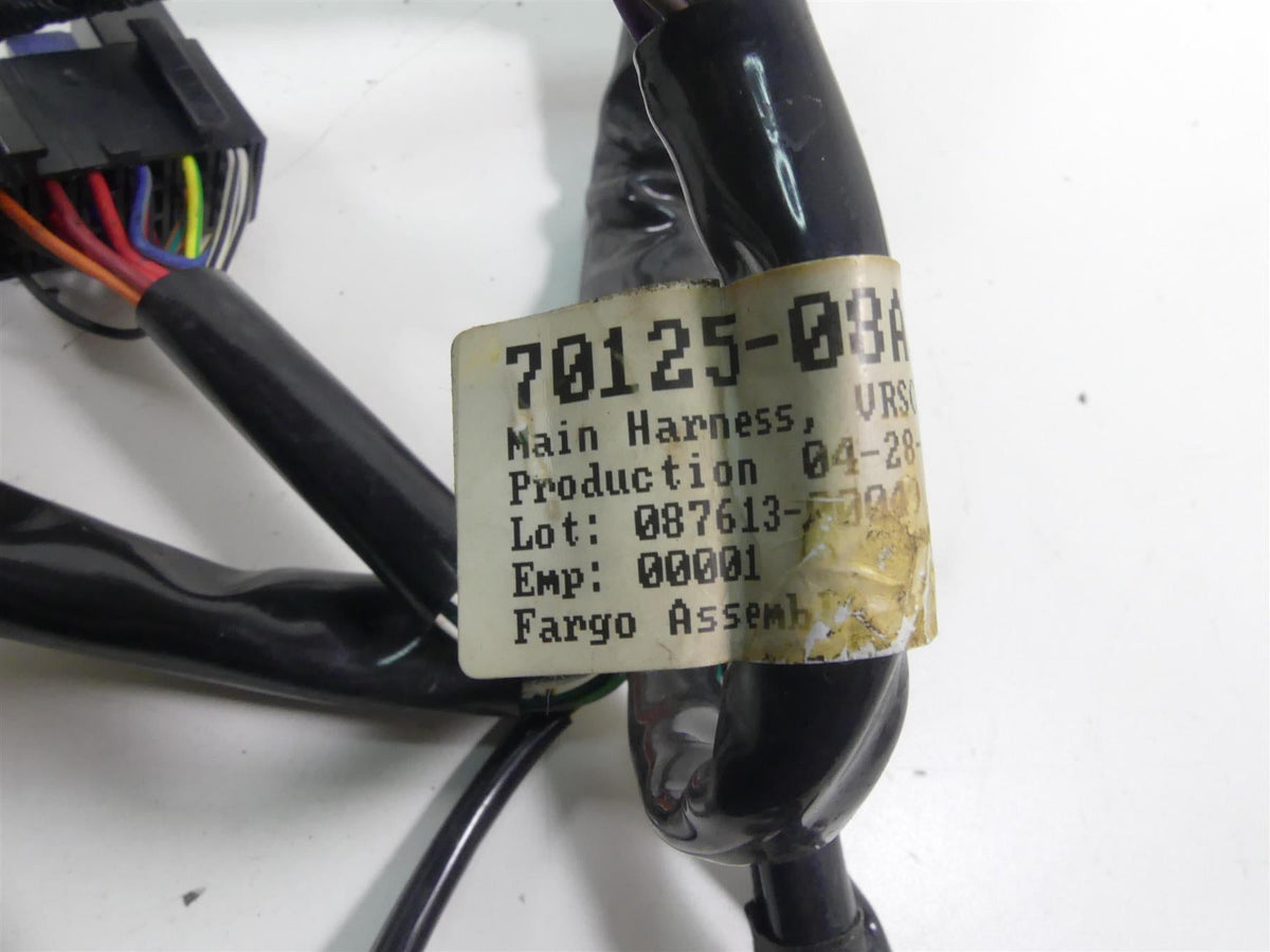 2011 Harley VRSCF Muscle Rod Main Wiring Harness Non Abs Set - No Cuts 70125-08A {{ shop.shopifyCountryName }} - Mototech271