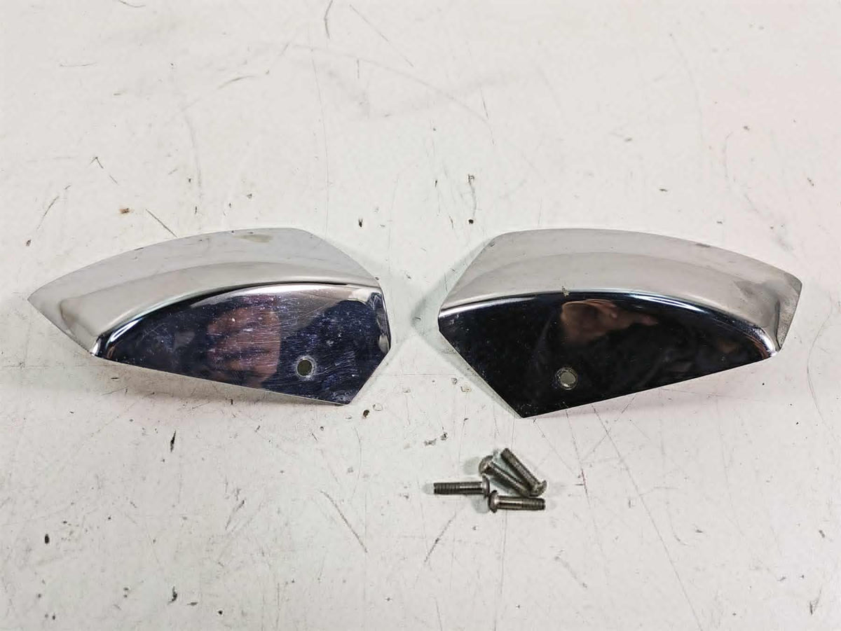 2013 Moto Guzzi V7 750 Stone Throttle Body Chrome Cover Set 978938 978939 {{ shop.shopifyCountryName }} - Mototech271