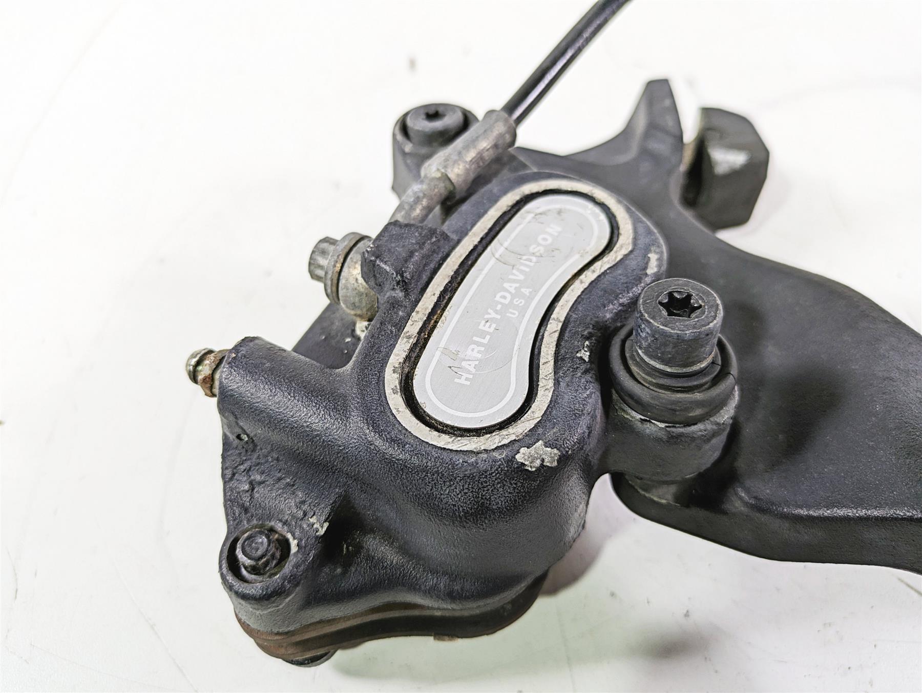 2012 Harley FLD Dyna Switchback Rear Brake Caliper & Bracket 40908-08 {{ shop.shopifyCountryName }} - Mototech271