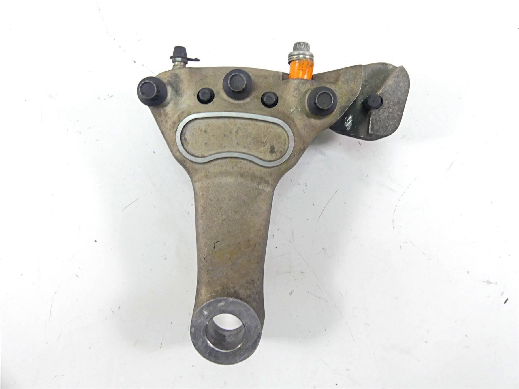 2007 Harley Touring FLHRC Road King Rear Brake Caliper + 1" Bracket 44080-02C {{ shop.shopifyCountryName }} - Mototech271