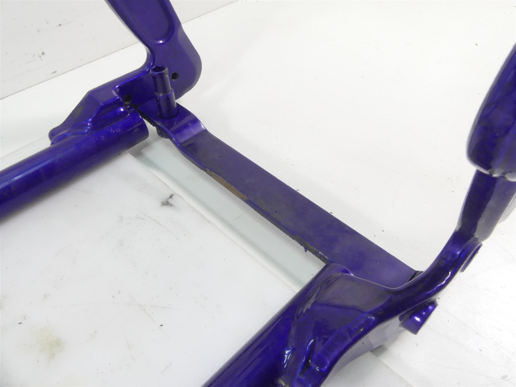2004 Harley Softail FXSTD SE CVO Deuce Straight Blue Frame Chassis With Texas Salvage Title 46966-04BKO {{ shop.shopifyCountryName }} - Mototech271