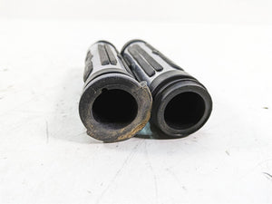 2008 Harley FLHTCU Electra Glide Oem Chrome Rubber Hand Grip Set 56246-08 | Mototech271