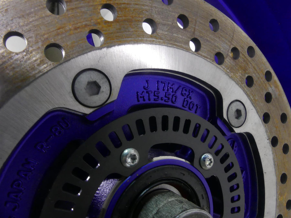 2022 Yamaha MT09 FZ09 Nice Rear Blue 17x5.5 Wheel Rim B7N-25338-00-P0 {{ shop.shopifyCountryName }} - Mototech271