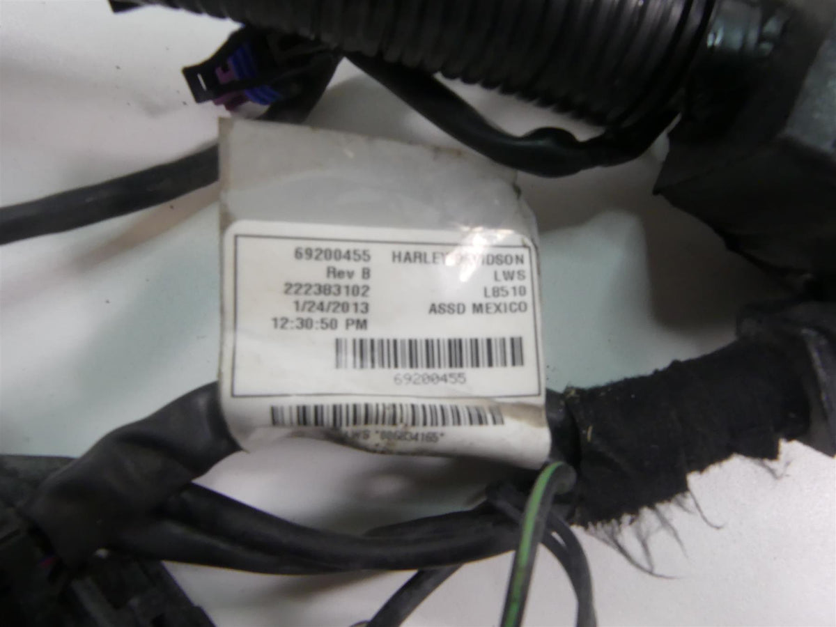 2013 Harley FXDWG Dyna Wide Glide Wiring Harness Loom Non-Abs 69200455 {{ shop.shopifyCountryName }} - Mototech271