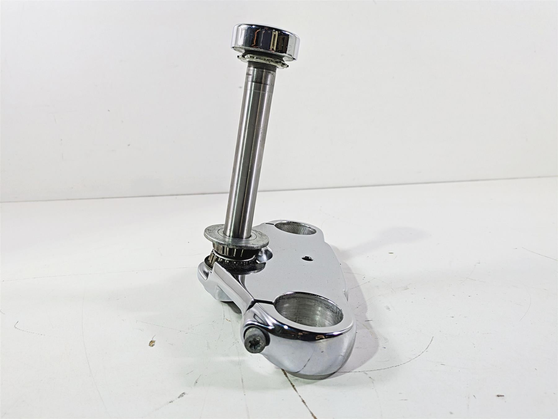 2009 Harley FXCWC Softail Rocker Lower Triple Tree Steering Clamp 49mm 46429-08 {{ shop.shopifyCountryName }} - Mototech271