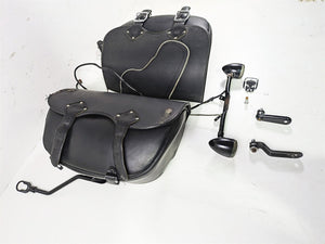 2014 Harley FLS Softail Slim Detachable Leather Saddlebag Set - Read 90200678 | Mototech271