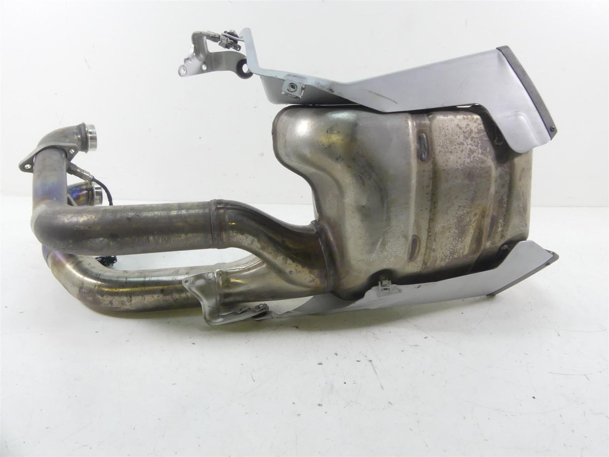 2021 Aprilia RS 660 Oem Exhaust Pipe Header Chamber Assembly 2B005290 {{ shop.shopifyCountryName }} - Mototech271