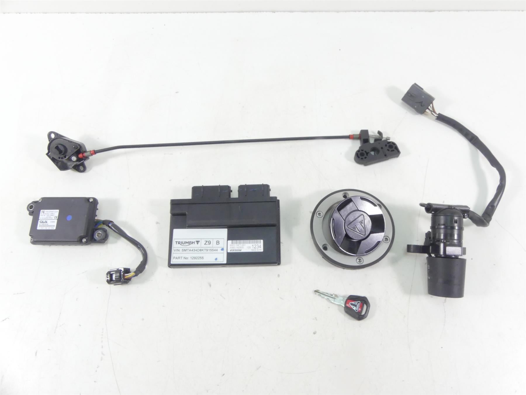 2019 Triumph Street Triple 765R Ignition Switch Key Immobilizer Cdi Set T1291234 | Mototech271