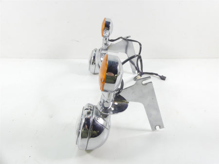 2001 Harley Touring FLHRCI Road King Front LED Spot Light Blinker Set 68712-94A {{ shop.shopifyCountryName }} - Mototech271