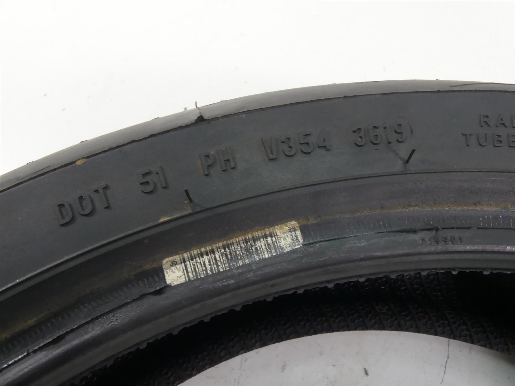 Used Rear Motorcycle Tire Pirelli Diablo Rosso 3 III 160/60-16 DOT3619 2635400 {{ shop.shopifyCountryName }} - Mototech271
