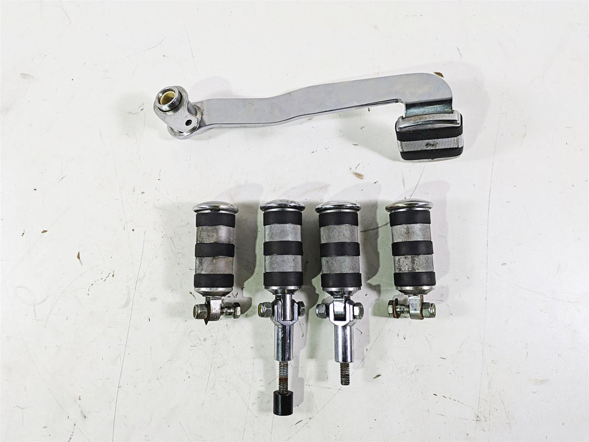2003 Harley Softail FXSTDI Deuce 100th Brake Pedal & Footpeg Foot Peg Rest Set {{ shop.shopifyCountryName }} - Mototech271
