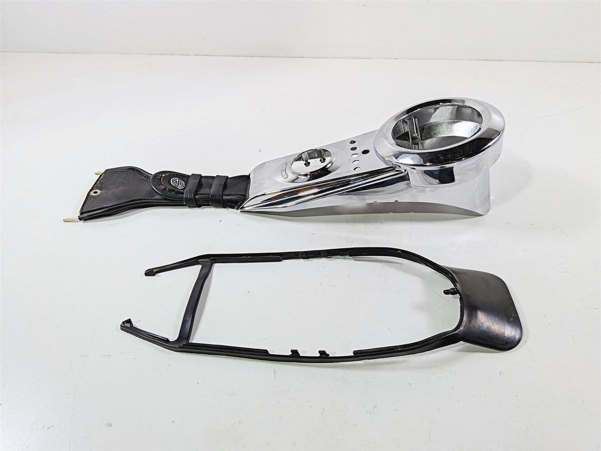 2005 Harley Softail FLSTFSE CVO Fat Boy Chrome Tank Dash Cover Console 71259-05-Mototech271
