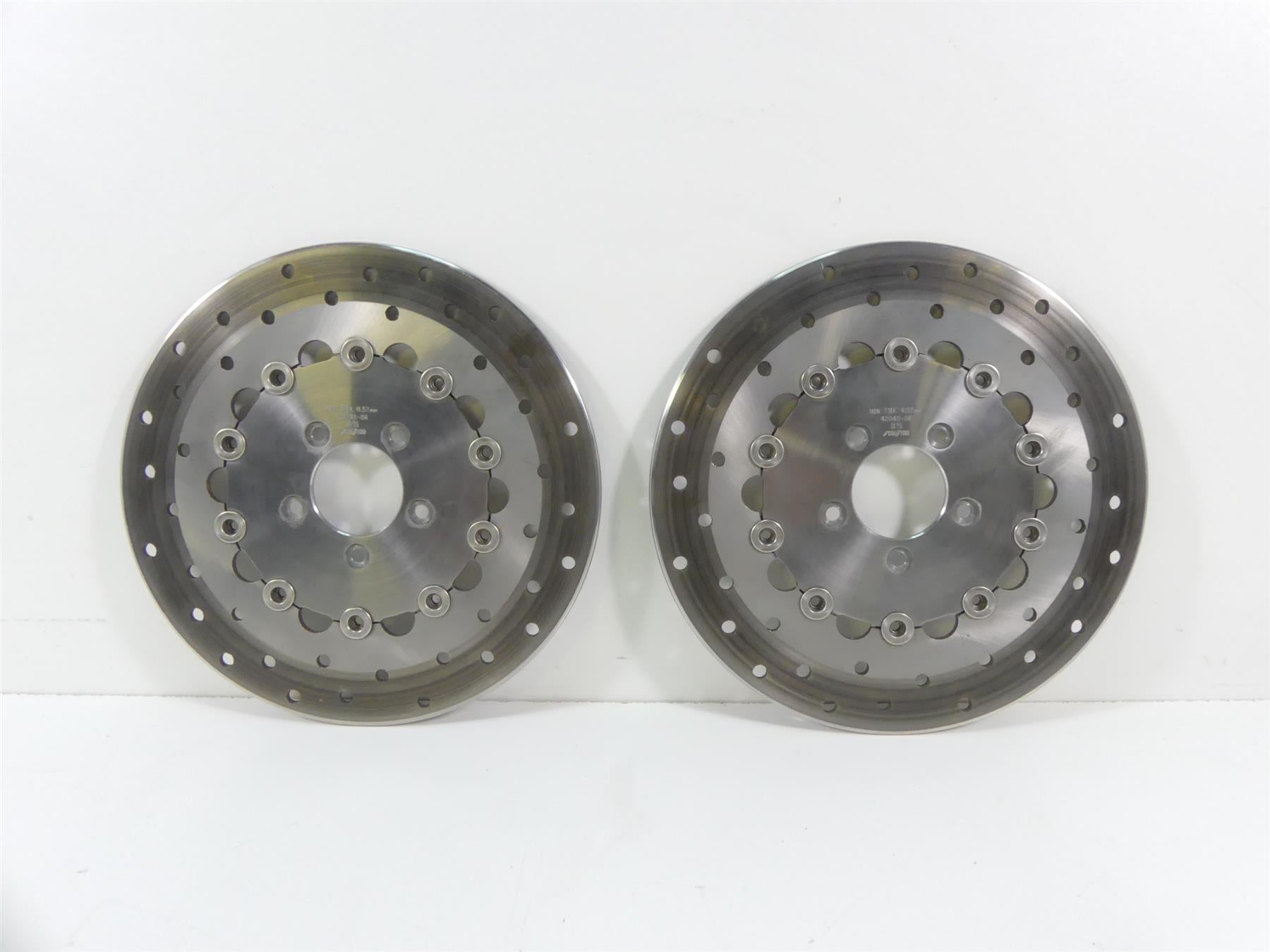 2009 Harley FXDF Dyna Fat Bob Front Sunstar Brake Disc Rotor Set 42040-06 {{ shop.shopifyCountryName }} - Mototech271