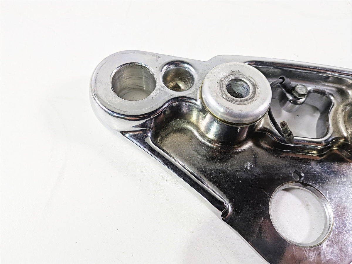 2008 Harley FXCWC Softail Rocker Upper Triple Tree Steering Clamp 46637-08 {{ shop.shopifyCountryName }} - Mototech271