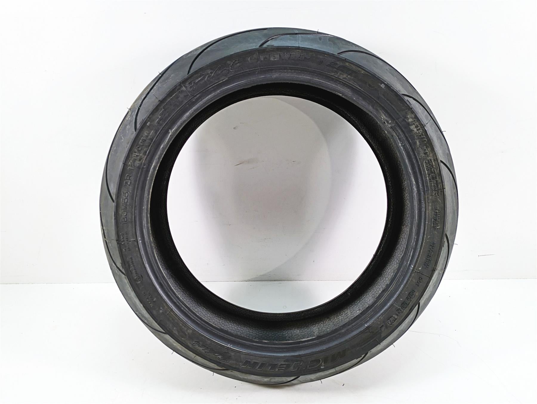 Used Rear Motorcycle Tire Michelin Pilot Power 2 180/55 ZR17 {{ shop.shopifyCountryName }} - Mototech271