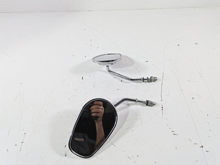 2015 Harley FXDL Dyna Low Rider Chrome Rear View Mirror Set 91840-03B 91845-03B {{ shop.shopifyCountryName }} - Mototech271