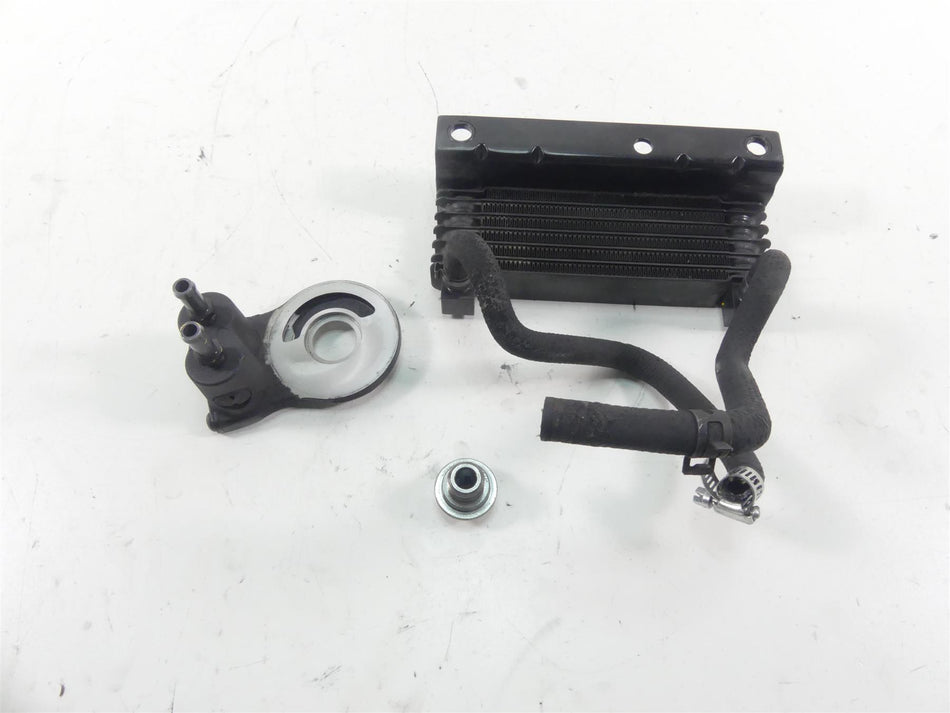 2013 Harley Touring FLHTK Electra Glide Oil Cooler + Flange Hoses Set 63083-11A {{ shop.shopifyCountryName }} - Mototech271