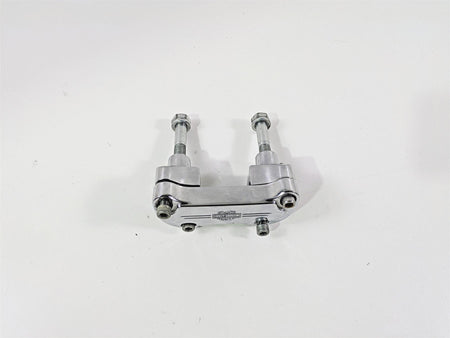 2016 Harley FXDF Dyna Fat Bob Handlebar Riser Holder Clamps Chrome 56568-86 {{ shop.shopifyCountryName }} - Mototech271