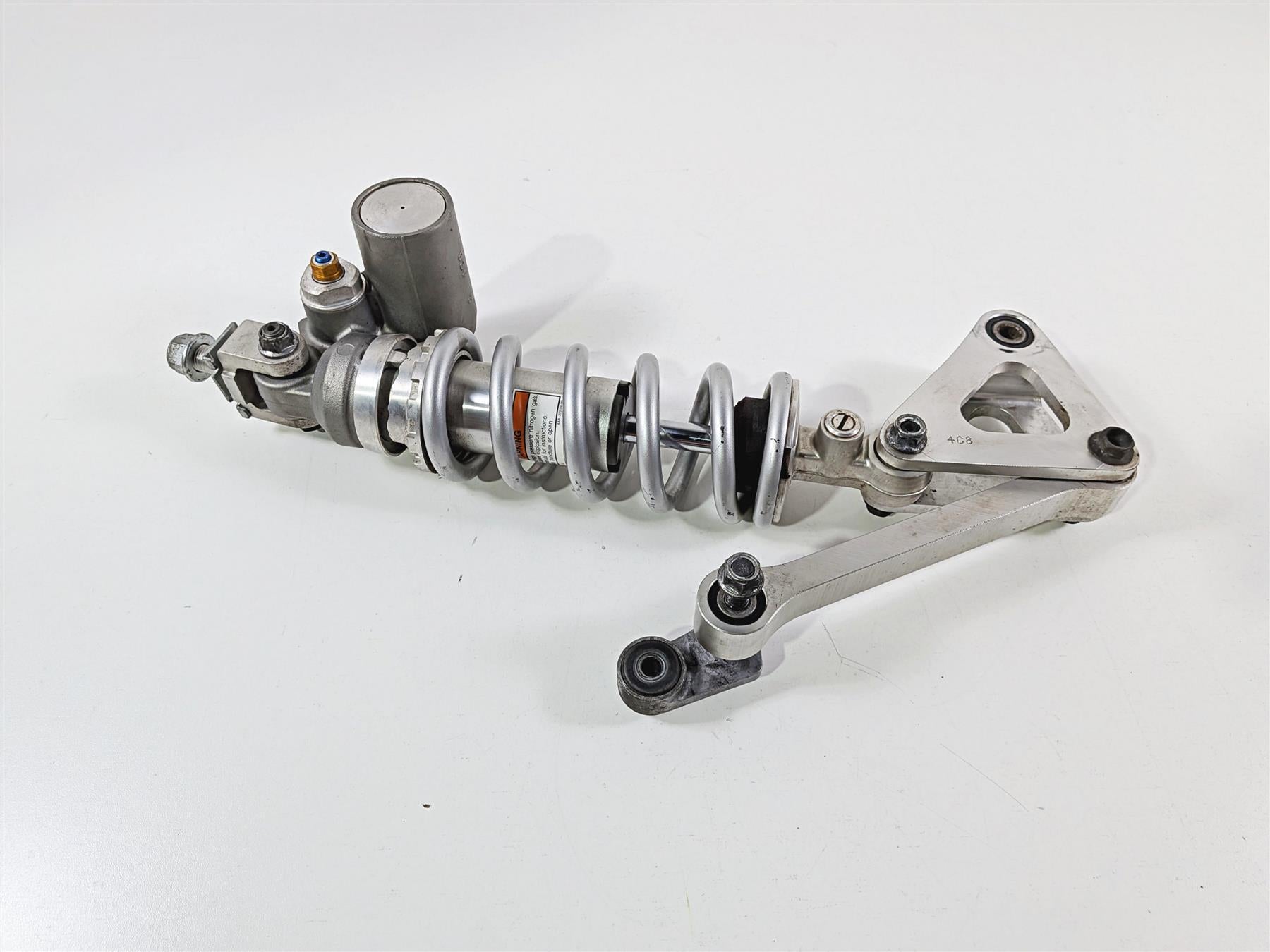 2008 Yamaha YZF R1 RN19 Rear Shock Damper & Linkage Silver 4C8-22210 {{ shop.shopifyCountryName }} - Mototech271