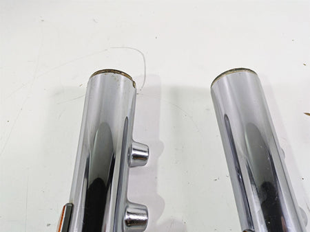 2003 Harley Softail FXSTDI Deuce 100th Front Fork Lower Chrome Leg Set 46068-00 {{ shop.shopifyCountryName }} - Mototech271