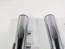 Load image into Gallery viewer, 2003 Harley Softail FXSTDI Deuce 100th Front Fork Lower Chrome Leg Set 46068-00 | Mototech271
