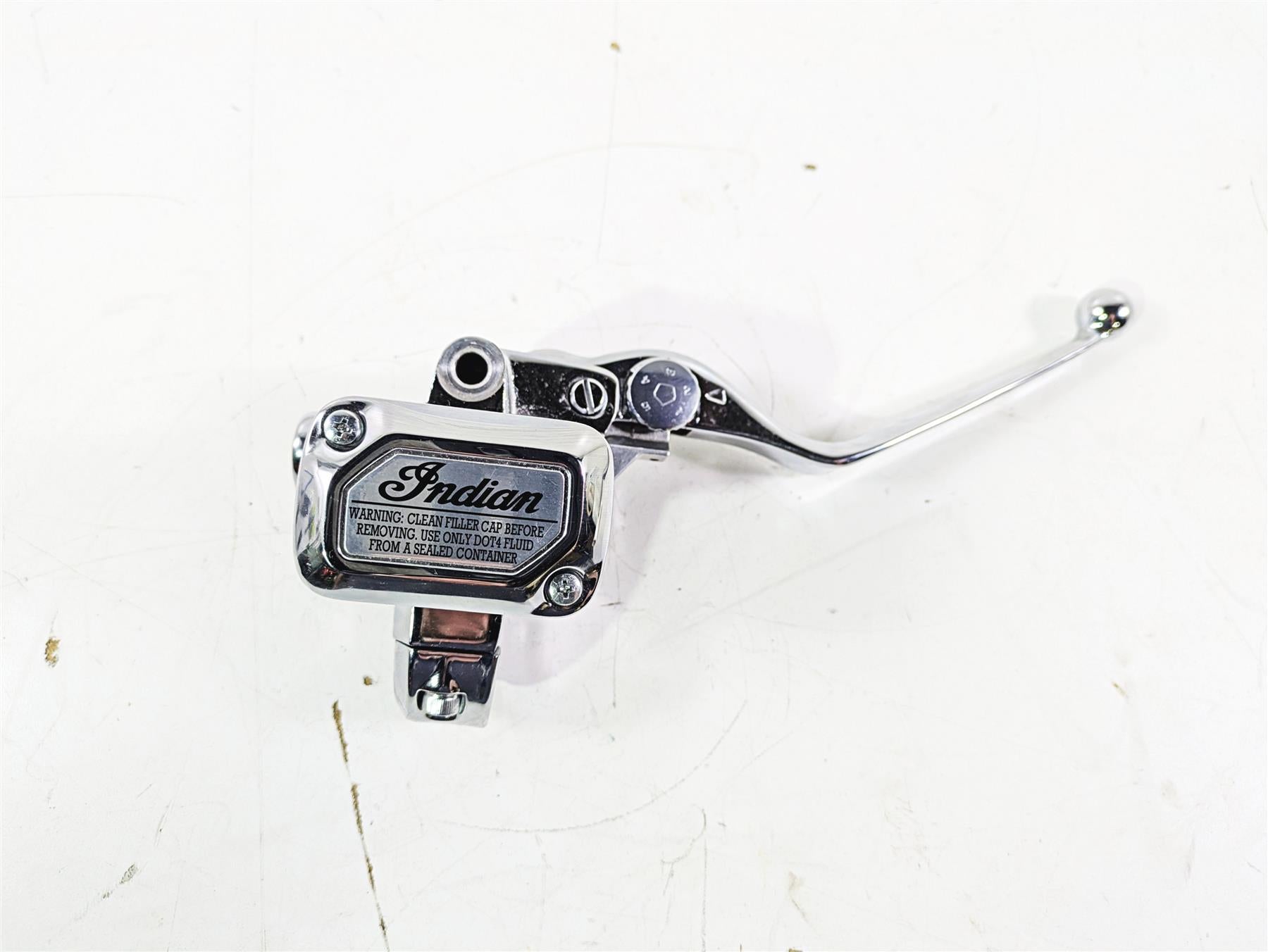 2019 Indian Chieftain Limited Chrome Front Brake Master Cylinder 15.8mm 1912865 | Mototech271