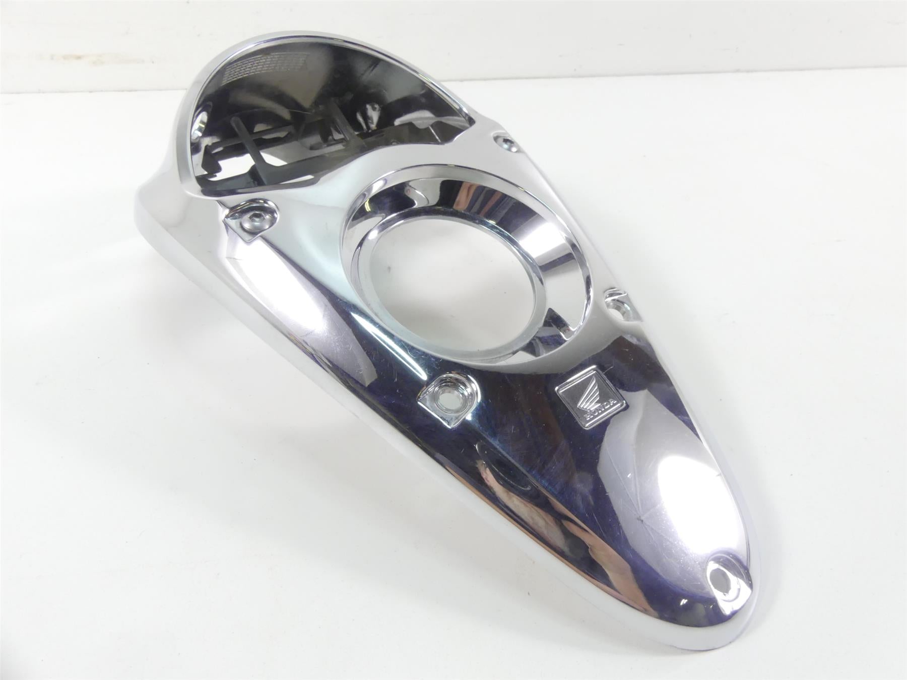2007 Honda VTX1800 T1 Fuel Tank Dash Speedometer Chrome Cover 17621-MCV-000 {{ shop.shopifyCountryName }} - Mototech271