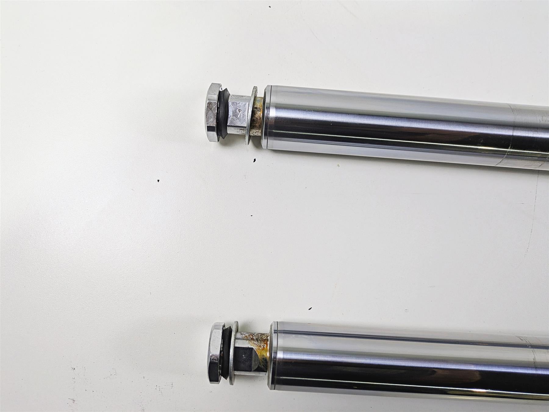 2017 Harley Softail Heritage Classic FLSTC Front Fork Leg Set 45915-08A 45916-07 {{ shop.shopifyCountryName }} - Mototech271