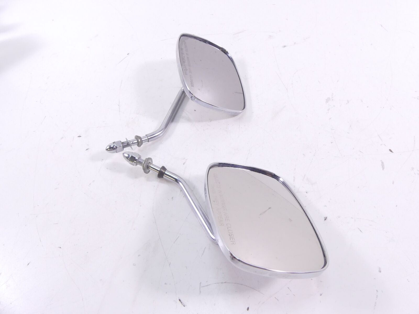 2002 Harley FLSTCI Softail Heritage Left Right Rear View Mirror Set 91875-88A {{ shop.shopifyCountryName }} - Mototech271